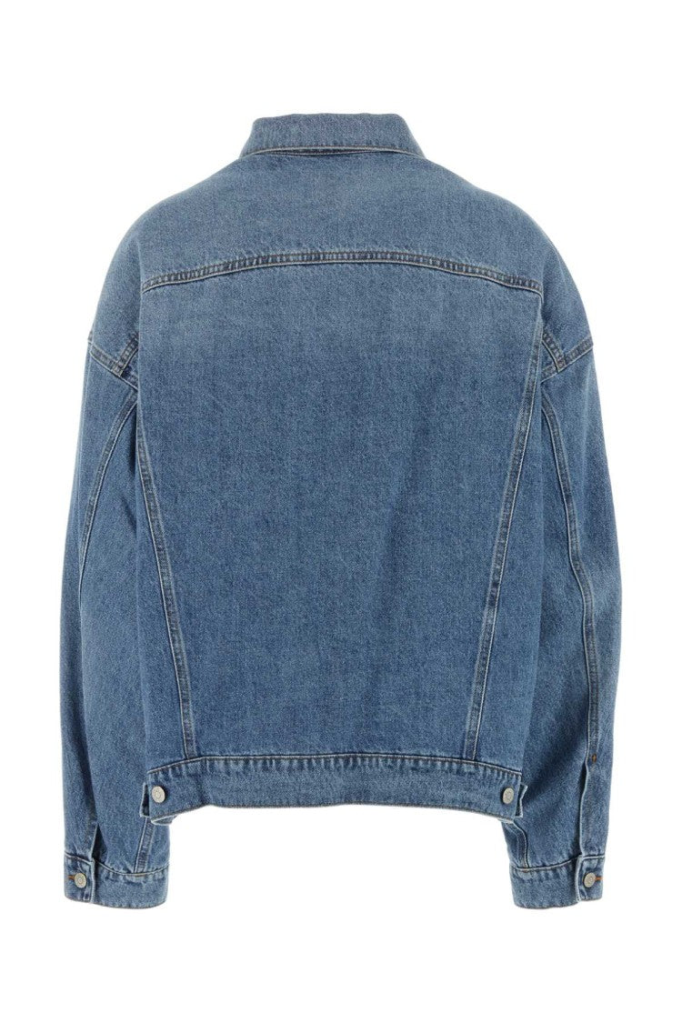 Magliano Vintage-Inspired Blue Denim Jacket With Classic Design