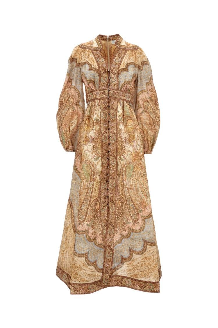 Zimmermann Plunge Midi Dress