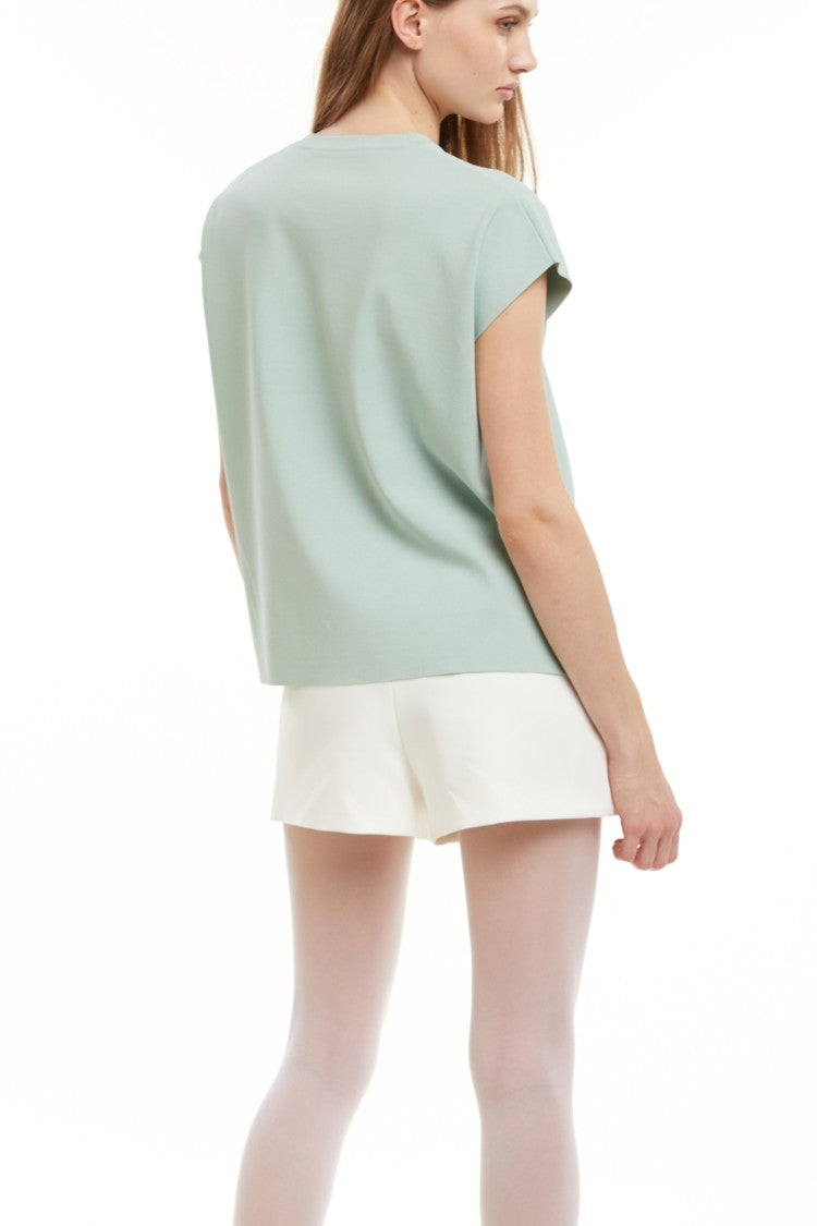 Kangra Loose-Fitting Green Top