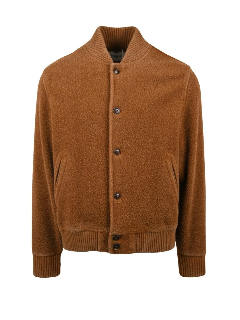 Circolo 1901 Caramel Virgin Wool-Blend Jacket