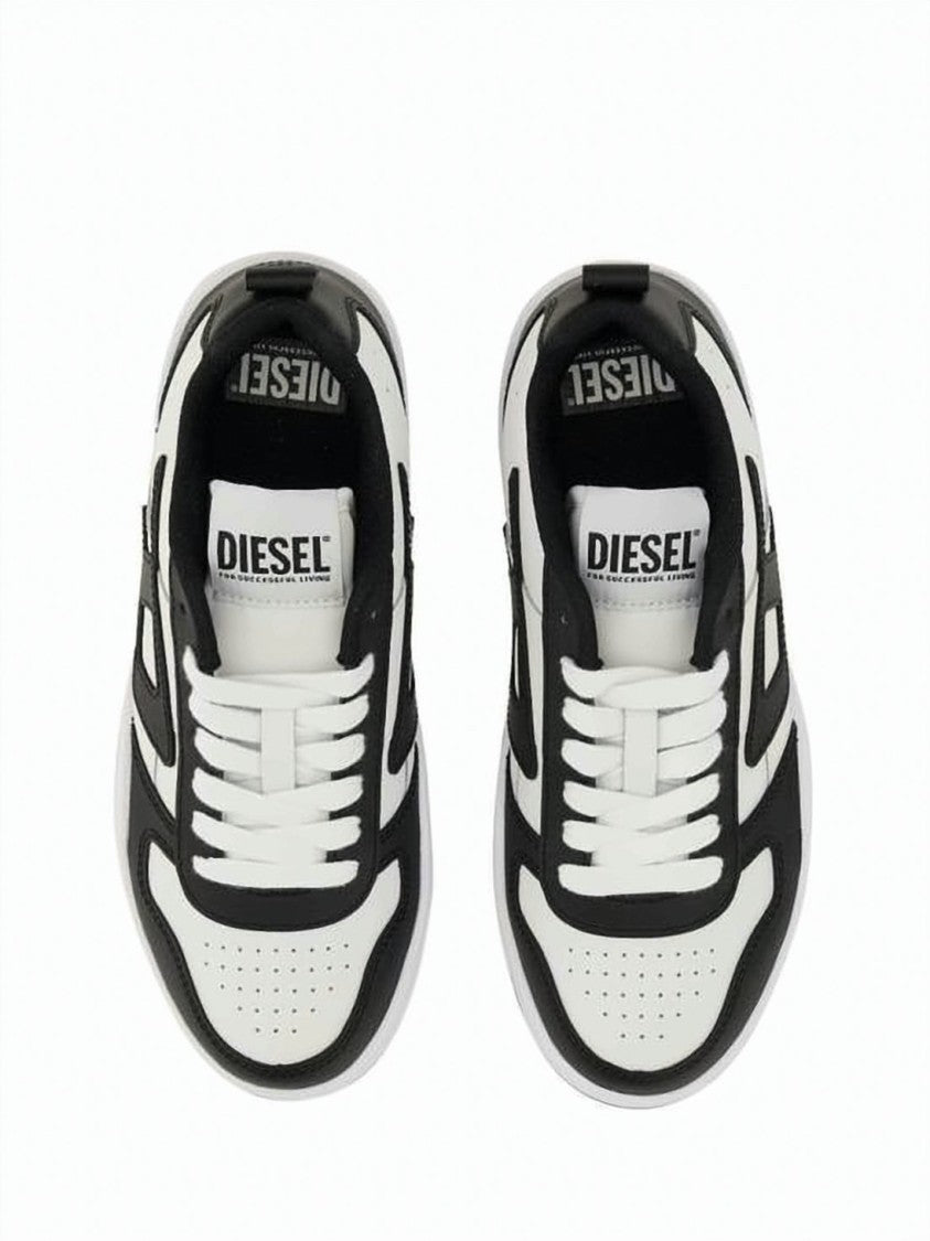 Diesel Low-Top Sneakers With Cowhide Leather Upper