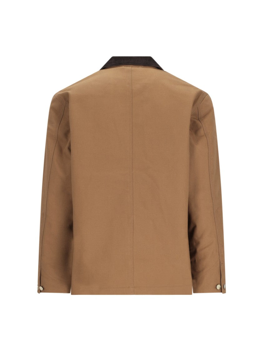 Carhartt Wip Brown Detroit Cotton Jacket