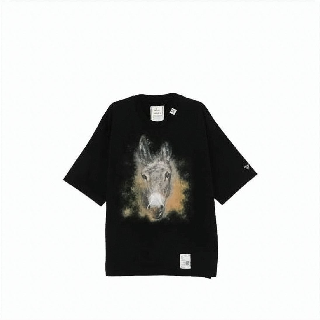 Maison Mihara Yasuhiro Oversized Graphic T-Shirt With Artistic Donkey Head