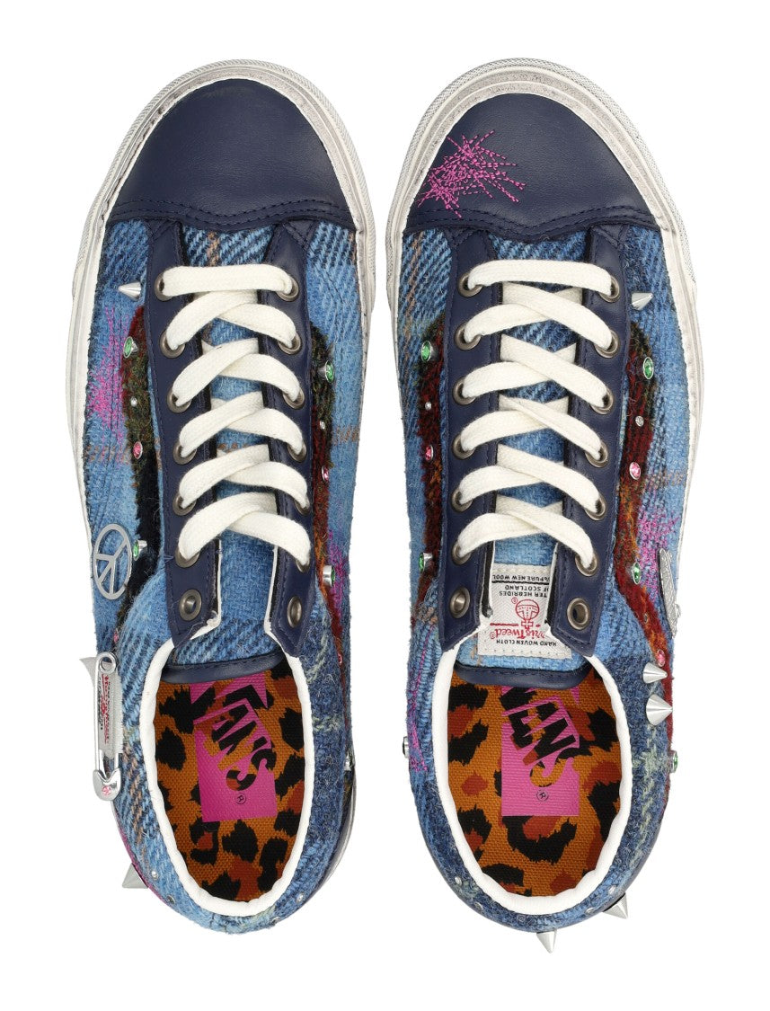 Vans X Otw Blue Lx Old Skool 36 Harris Tweed Low-Top Sneakers