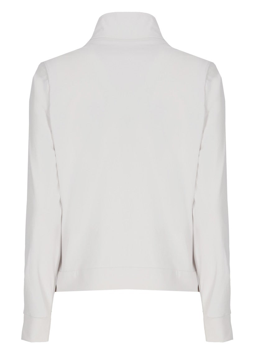 Rrd White Surflex Full Zip Sweatshirt