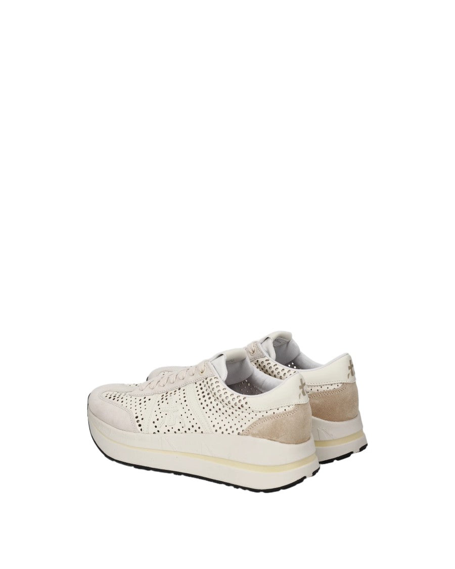 Premiata Sparkling Details Leather Sneakers