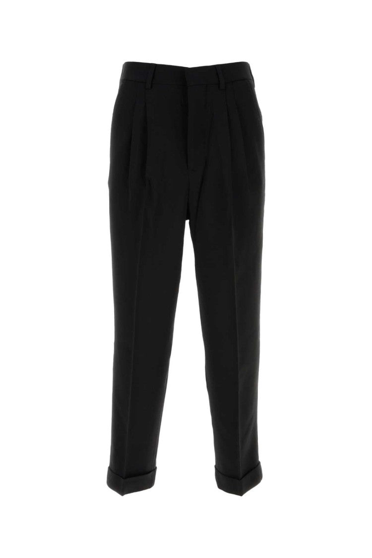 Ami Black Twill Pant
