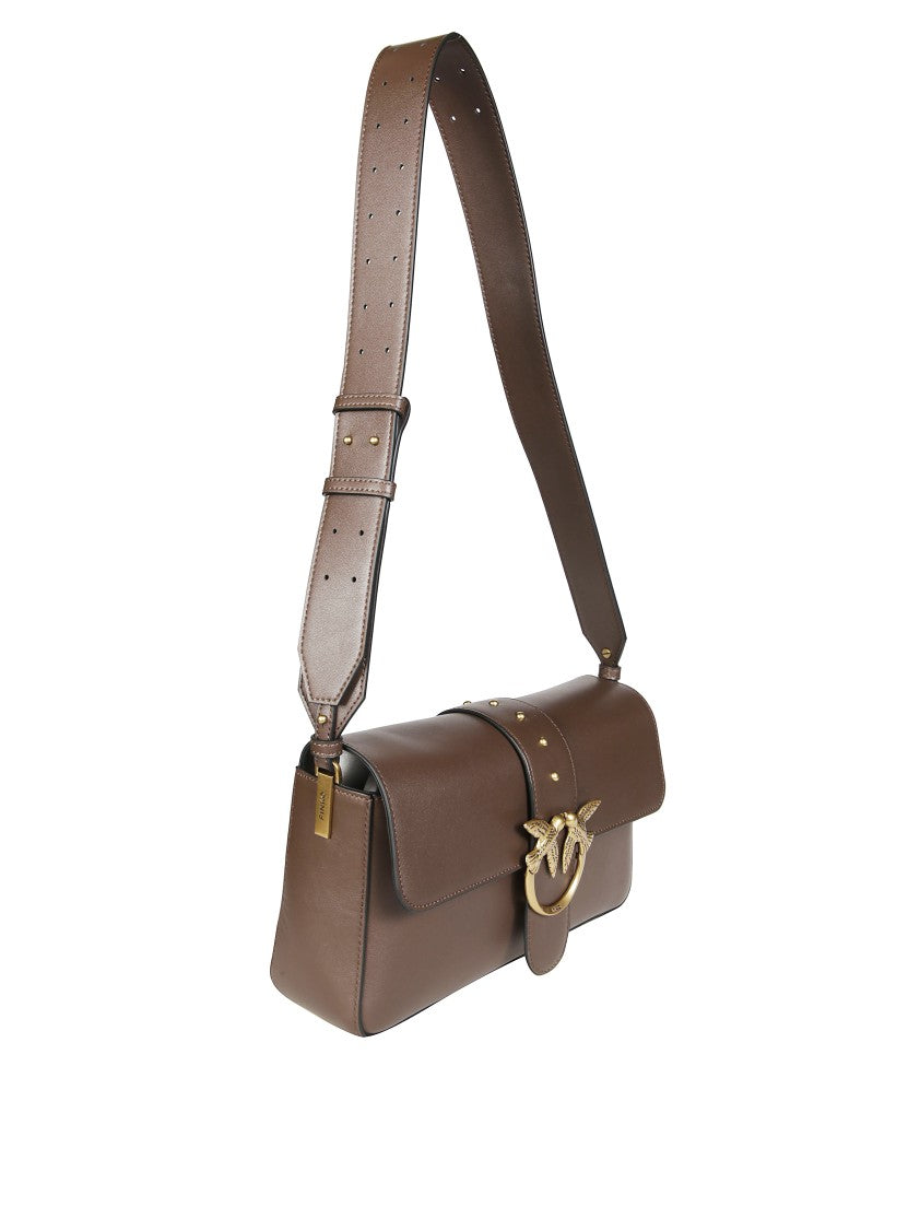 Pinko Love One Classic Slouchy Shoulder Bag