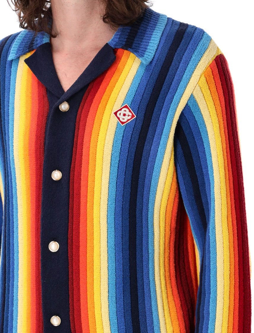 Casablanca Gradient Towelling Effect Jacket