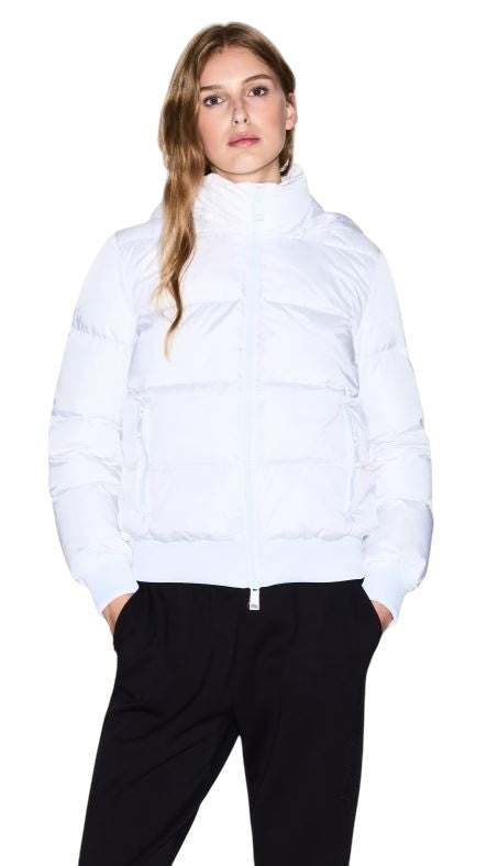 Armani Exchange Puffer Coat With High Collar