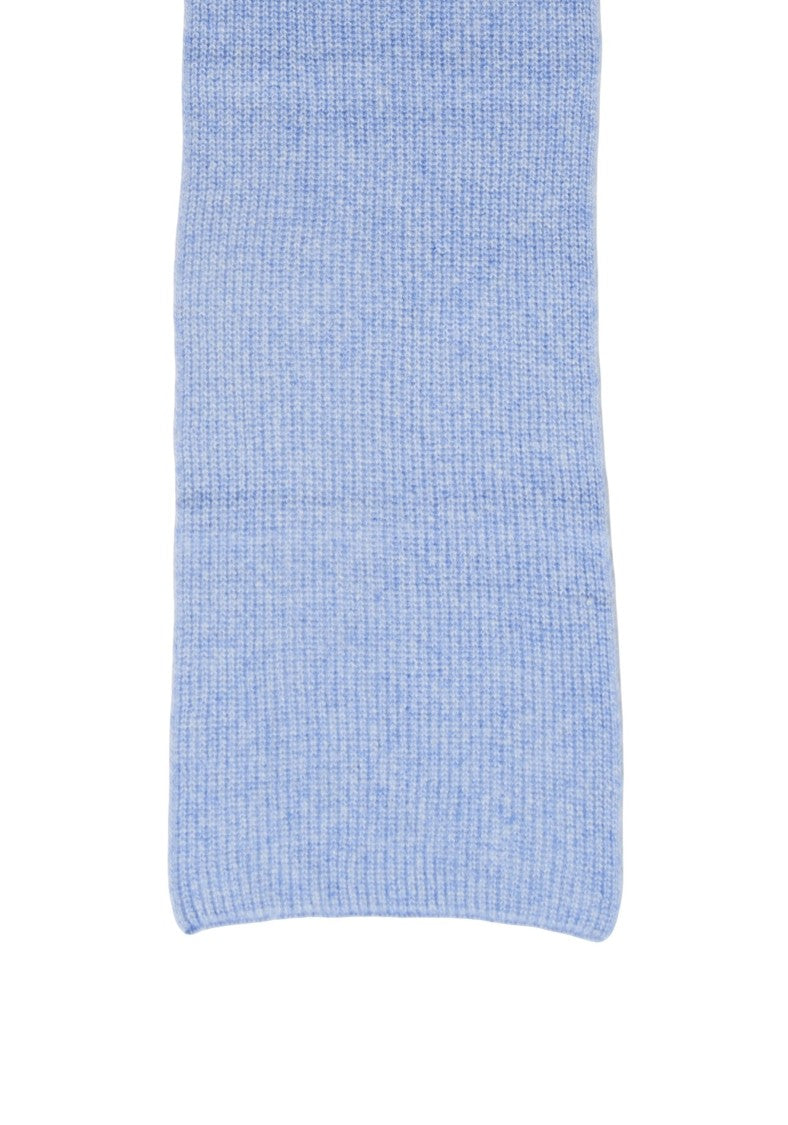 Baum Und Pferdgarten Ribbed Knit Blue Scarf With Luxurious Texture