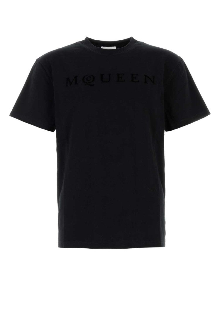 Alexander Mcqueen Black Cotton T-Shirt