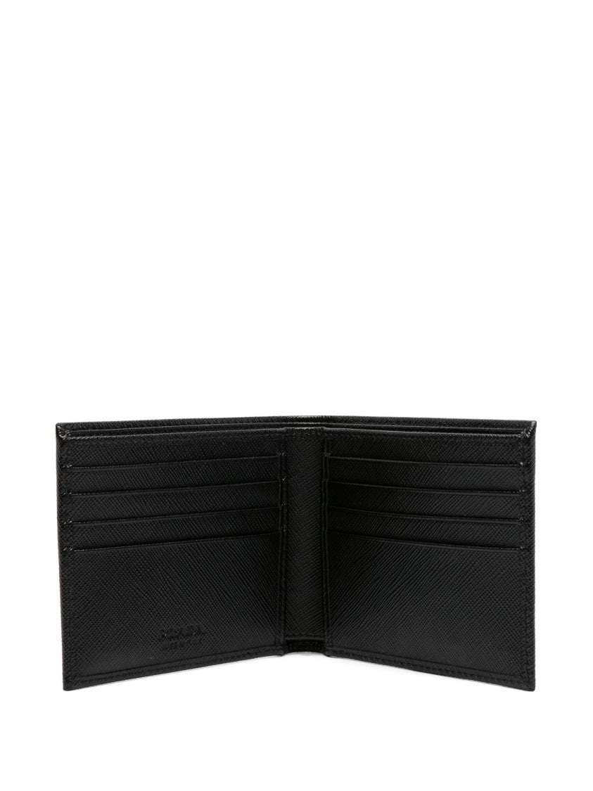 Prada Black Saffiano Leather Bifold Wallet