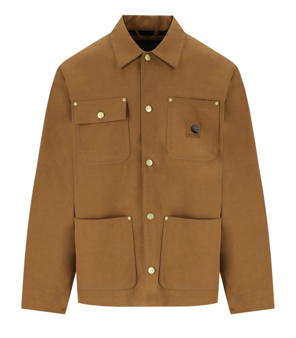 Carhartt Wip Michigan Artificial Suede Hamilton Brown Coat