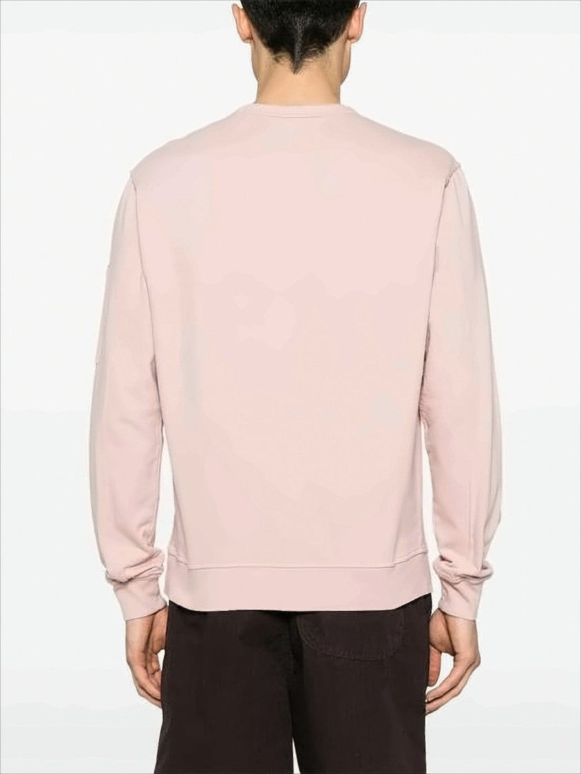 C.P. Company Long-Sleeve Crewneck Sweatshirt With Distinctive Logo Patch