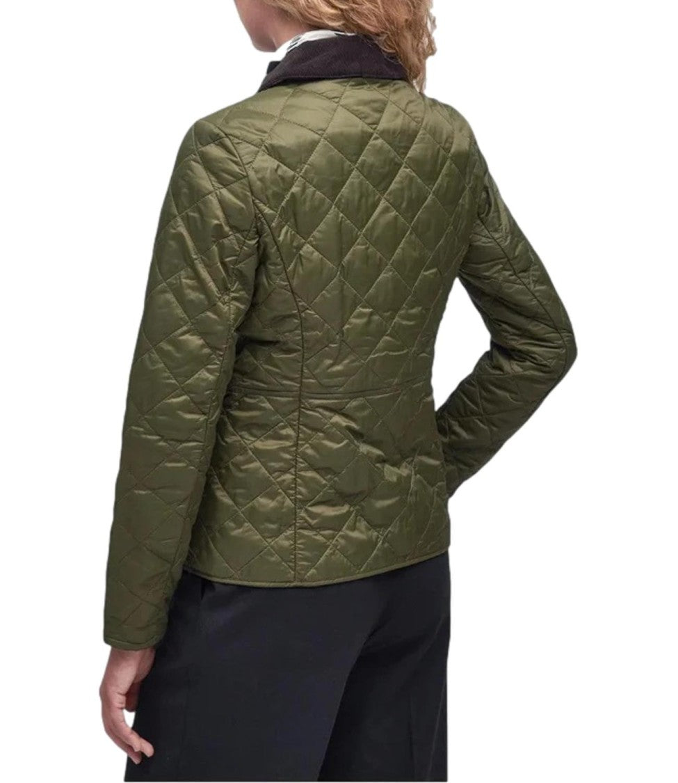 Barbour Deveron Quilt Jacket With Diamond Pattern