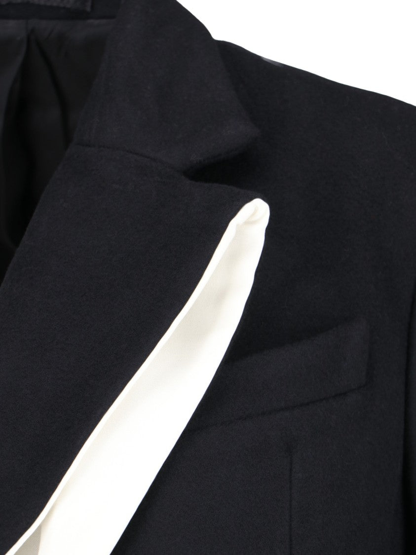 Eudon Choi Single-Breasted Midi Coat In Black