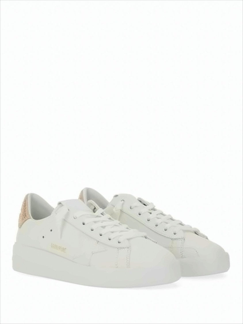 Golden Goose Smooth Leather Low-Top Sneakers With Tonal Star Accents