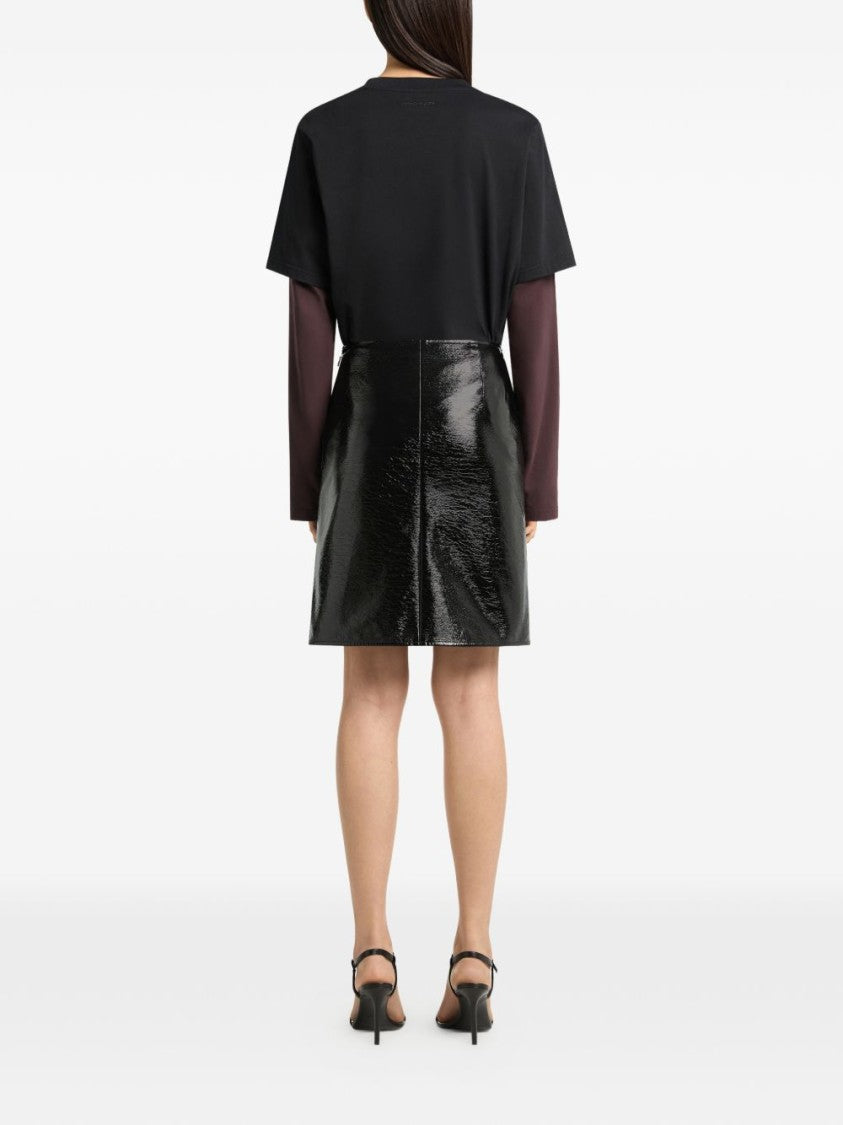 Courrèges Layered Short-Sleeve Underlay T-Shirt