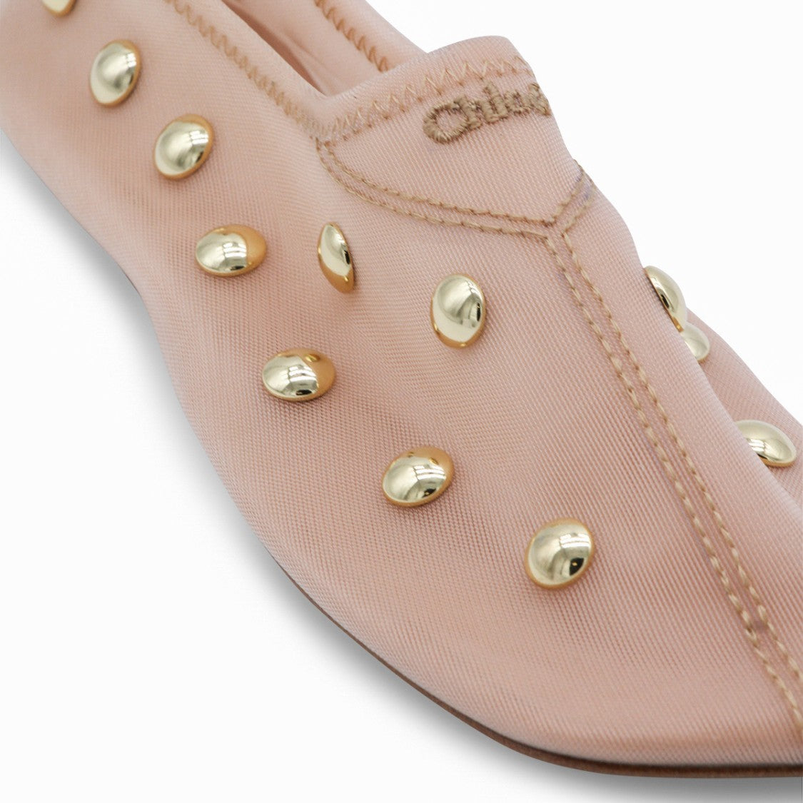 Chloé Pointed Toe Black Flats