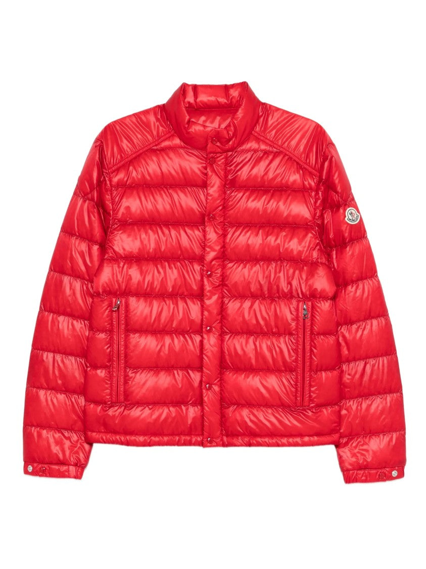 Moncler Red Selves Giubbotto Quilted Puffer Jacket