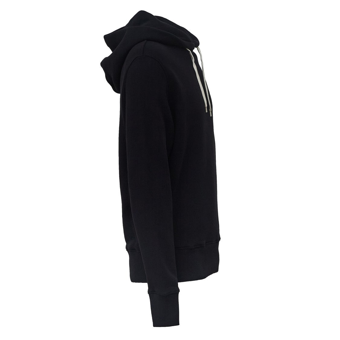 Autry Cotton Jersey Hoodie With Ribbed Detailing And Logo Embroidery