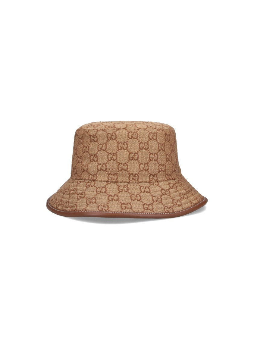 Gucci "Gg" Bucket Hat – Beige