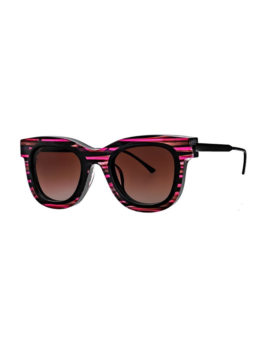 Thierry Lasry Elasty Bold Striped Rectangular Sunglasses