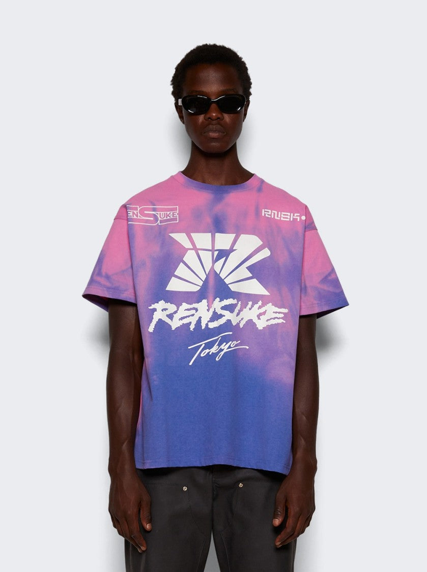 Rensuke Tokyo Graphic Loose Tee Royal Blue