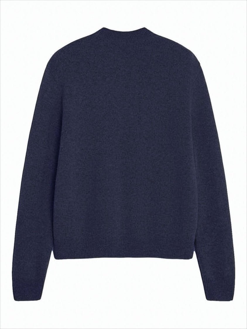 Maison Kitsuné Lambswool Crewneck Sweater