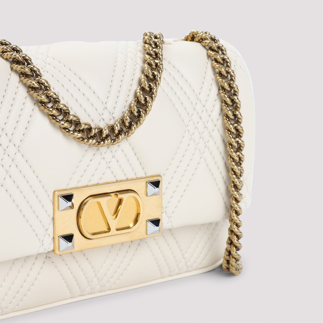 Valentino Quilted Nappa Leather Shoulder Bag