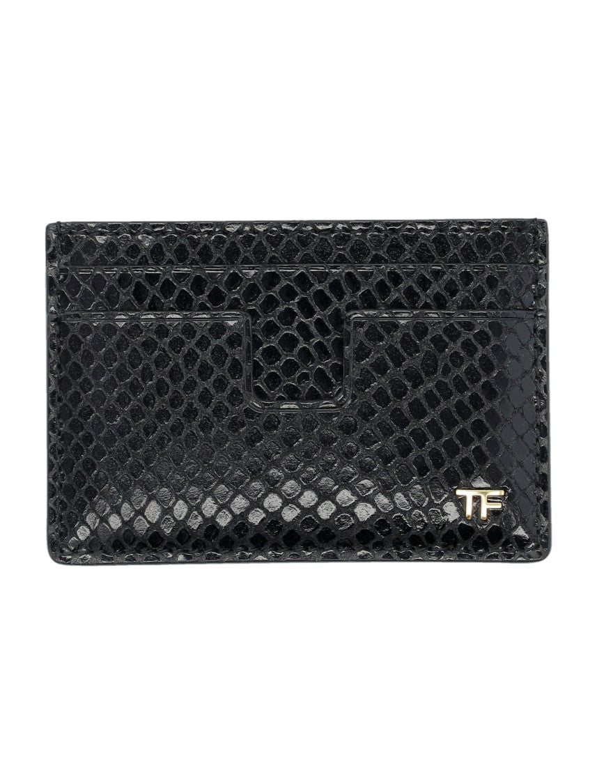 Tom Ford Printed Python Cardholder