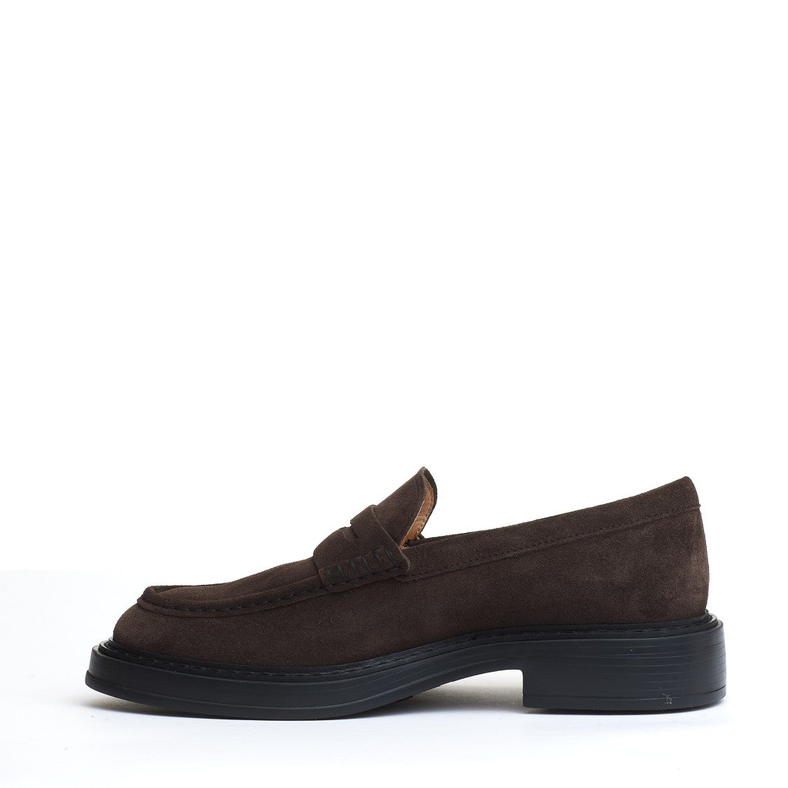Tod's Bottom Moccasin Brown Suede