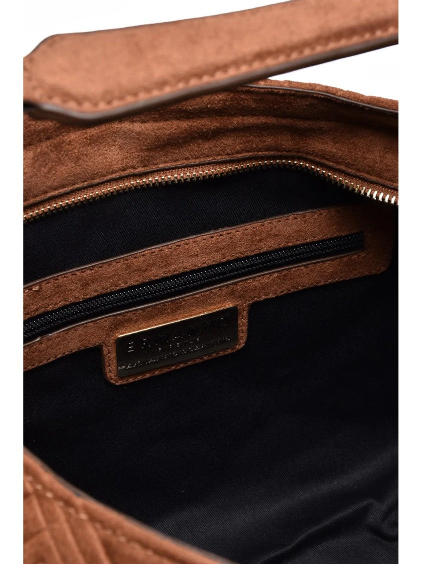 Ermanno Firenze Valentina Shoulder Bag With Quilted Design And Logo Motif
