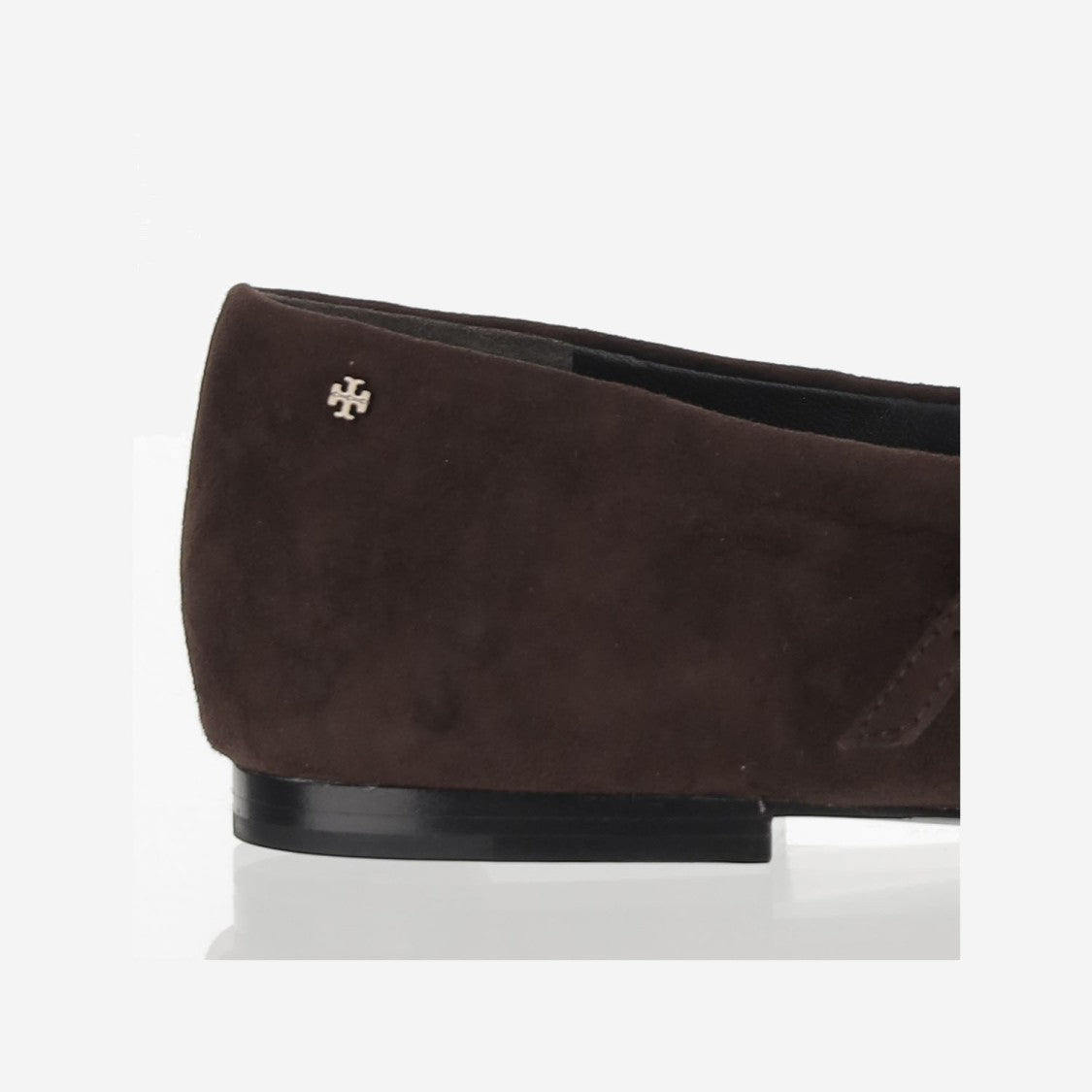 Tory Burch Suede Leather Mary Jane Ballerinas