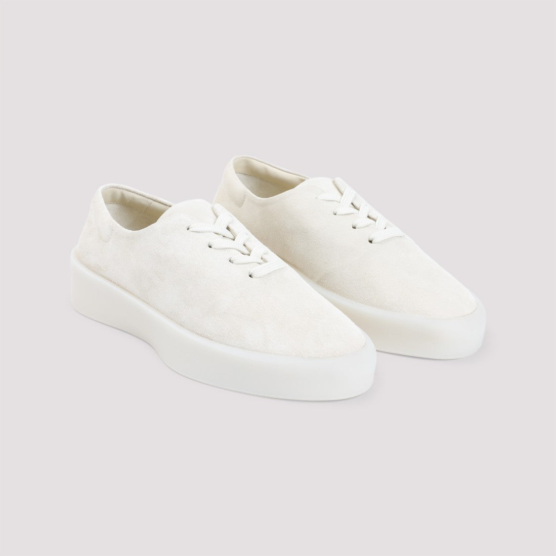 Fear Of God White Leather Platform Shoes