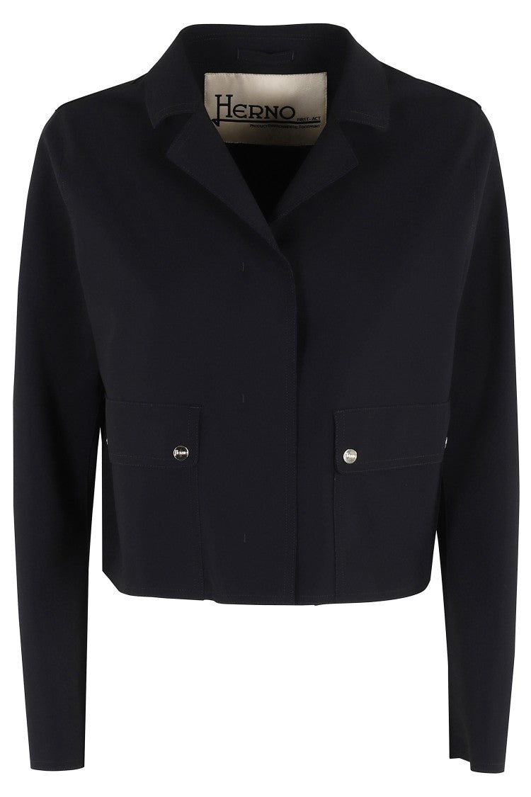 Herno Cropped Black Jacket