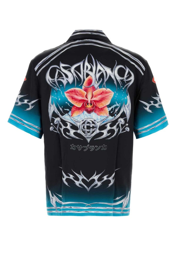 Casablanca Printed Satin Shirt