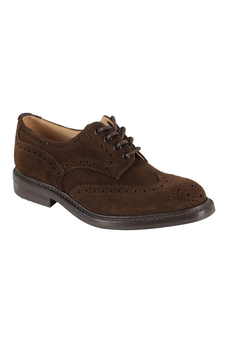 Tricker's Bourton Lace-Up Derby Shoes With Perforated Detailing