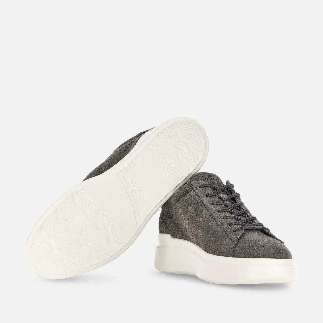 Hogan H580 H Profilo Lace-Up Shoes With Suede