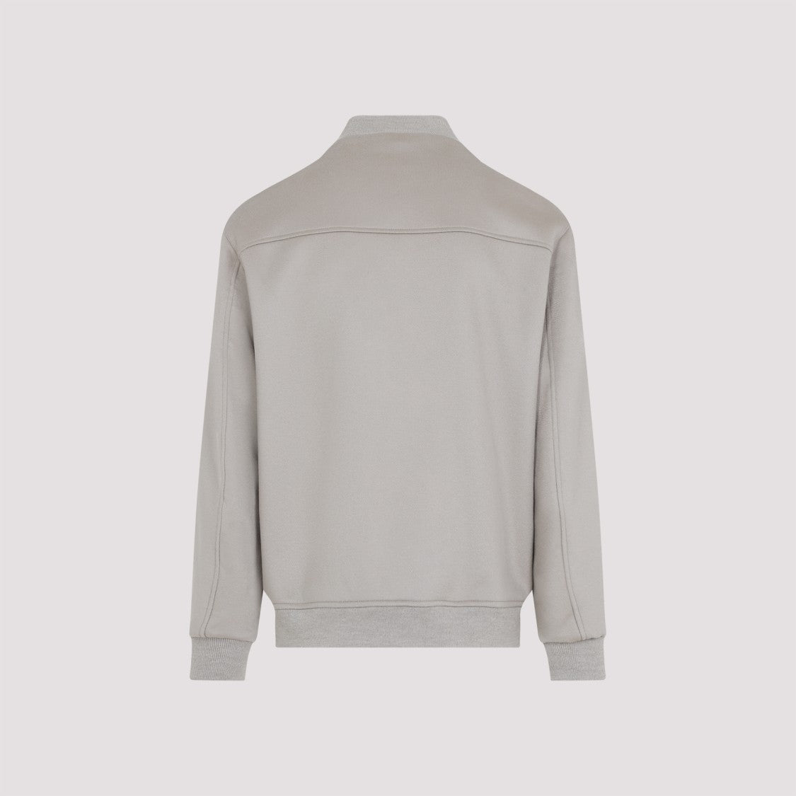 Giadero Saint James Grey Cashmere Bomber Jacket