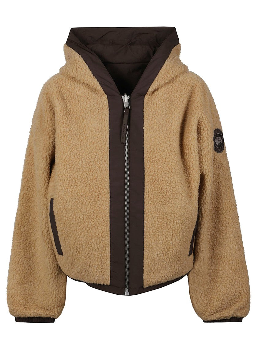 Canada Goose Alberni Reversible Fleece Wool-Blend Bomber Jacket