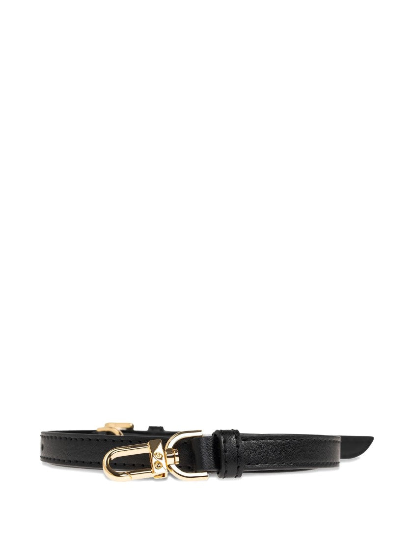 Michael Kors Black Pochette Rectangular Smooth Leather Bag