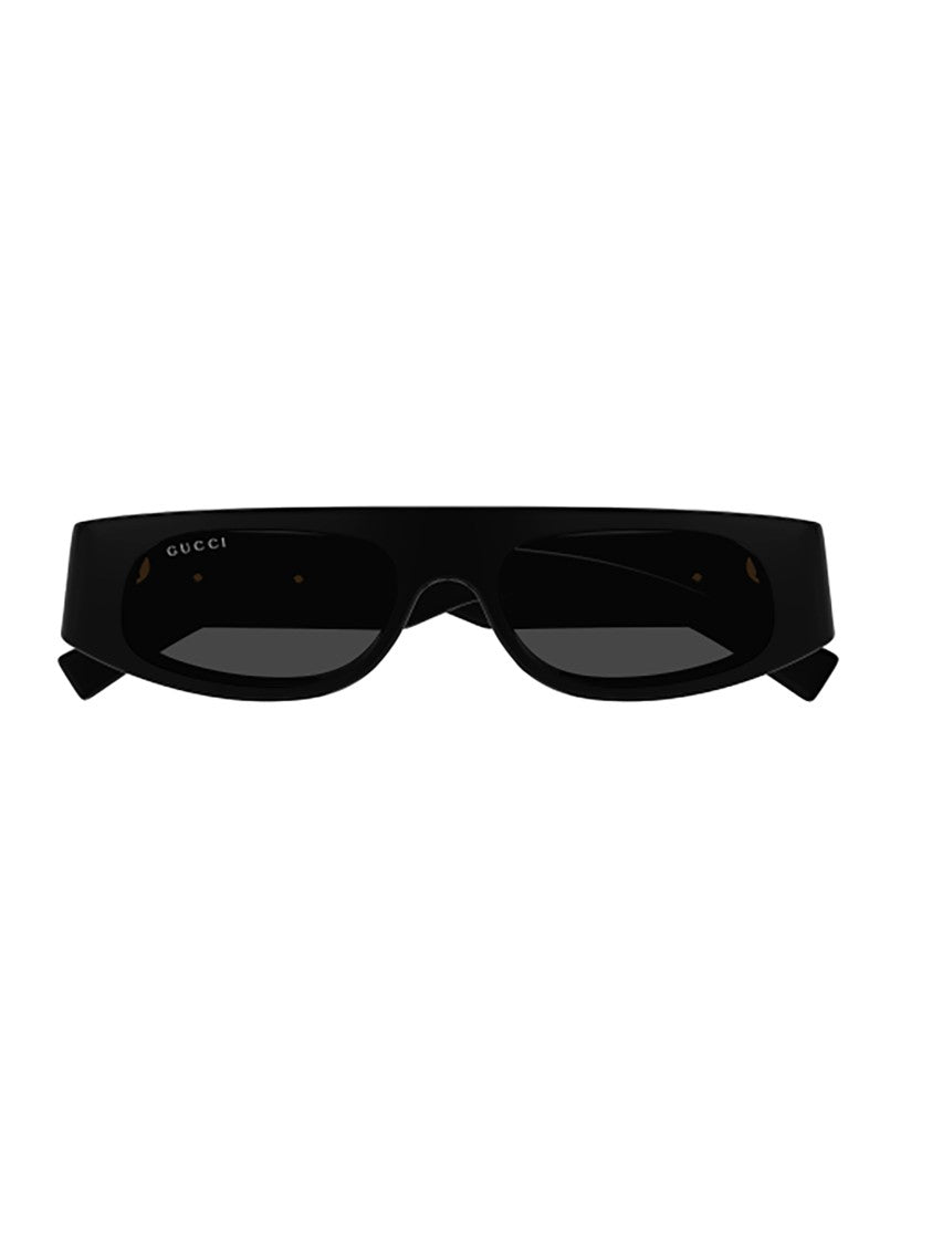 Gucci Oversized Black Frame Gucci Sunglasses With Distinct Logo