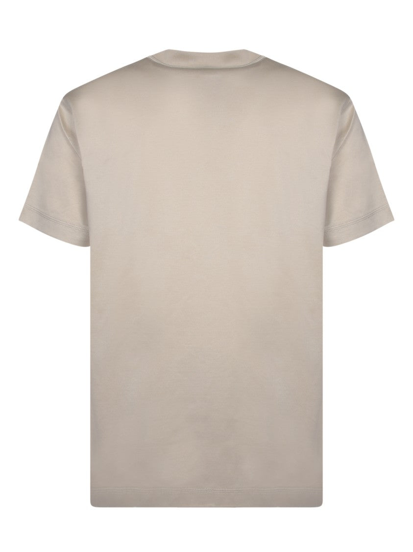 Burberry Beige Crewneck T-Shirts