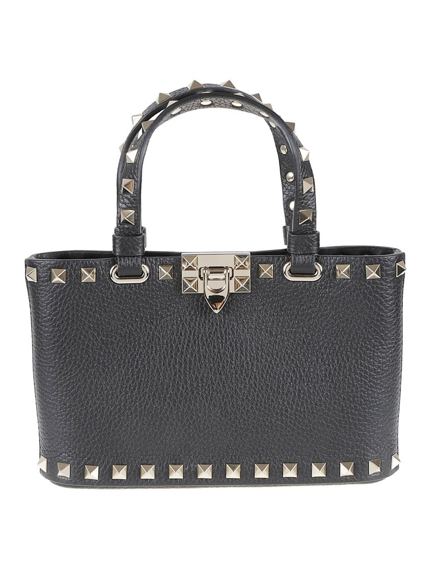 Valentino Garavani Structured Rectangular Handbag With Metallic Stud Details