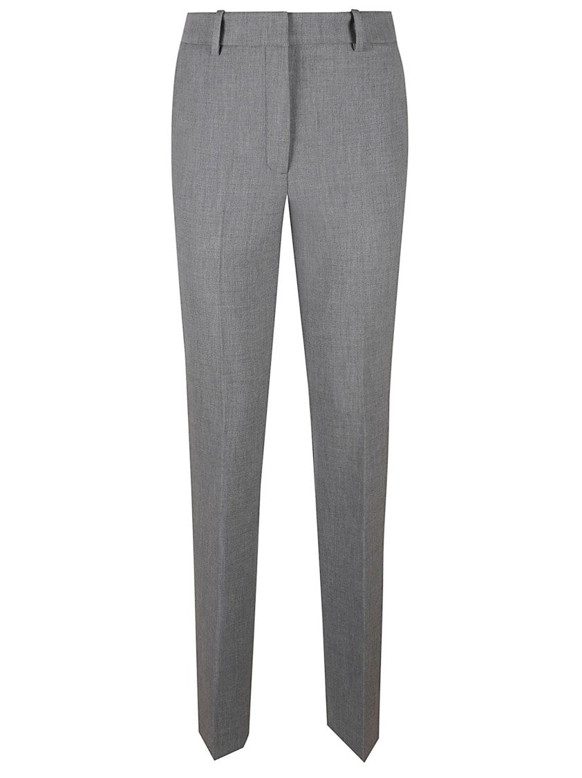 Iro Slim Straight-Leg Tailored Pants With Subtle Texture