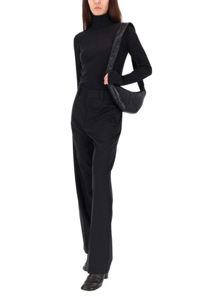Lemaire Blue Straight-Leg Tailored Formal Pants