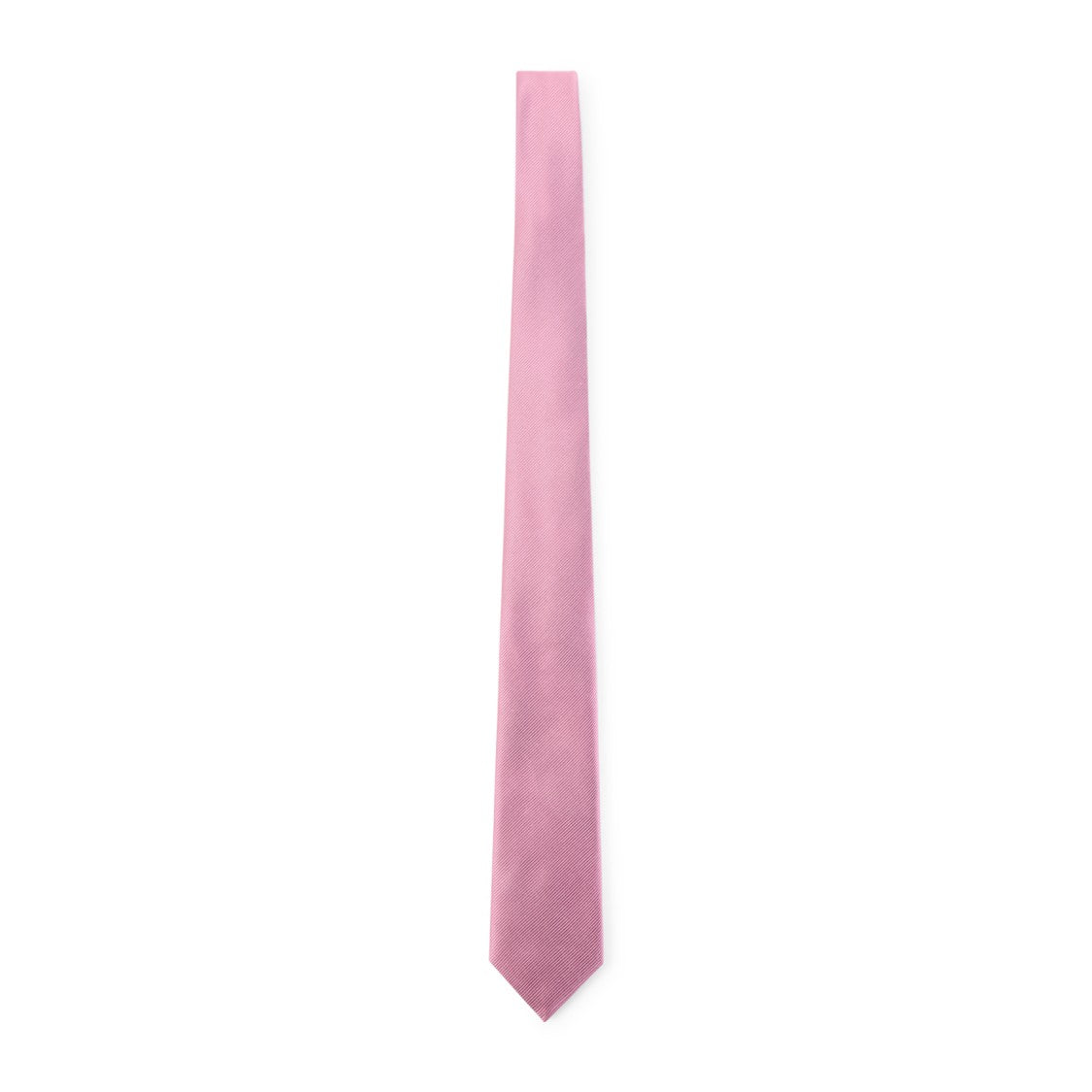 Giorgio Armani Silk Tie With Subtle Striped Texture And Tapered Tip