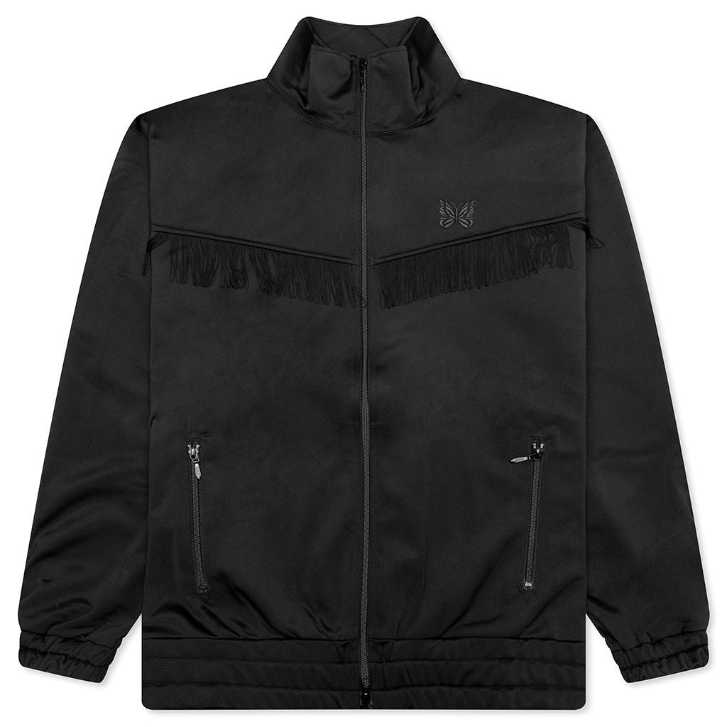 Needles Fringe Detail High Collar Jacket With Zippered Pockets